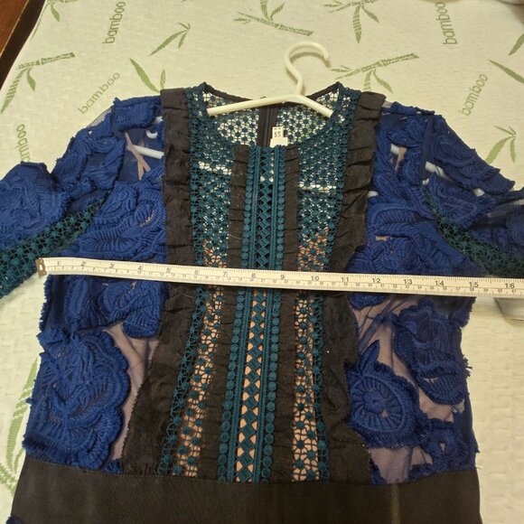 Self-Portrait Thea Lace Maxi Dress UK 8 / US 4 - Picture 10 of 10